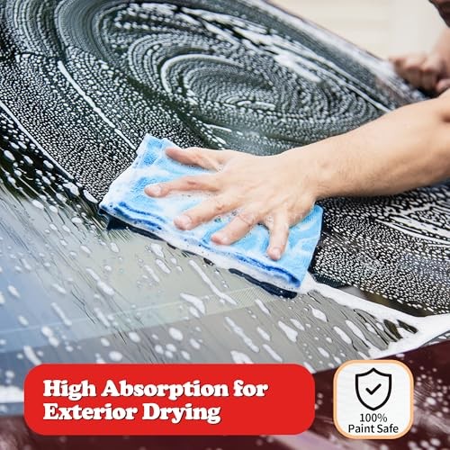 Shop Towels, Microfiber Cleaning Cloth Bulk Pack Microfiber Towels for 200