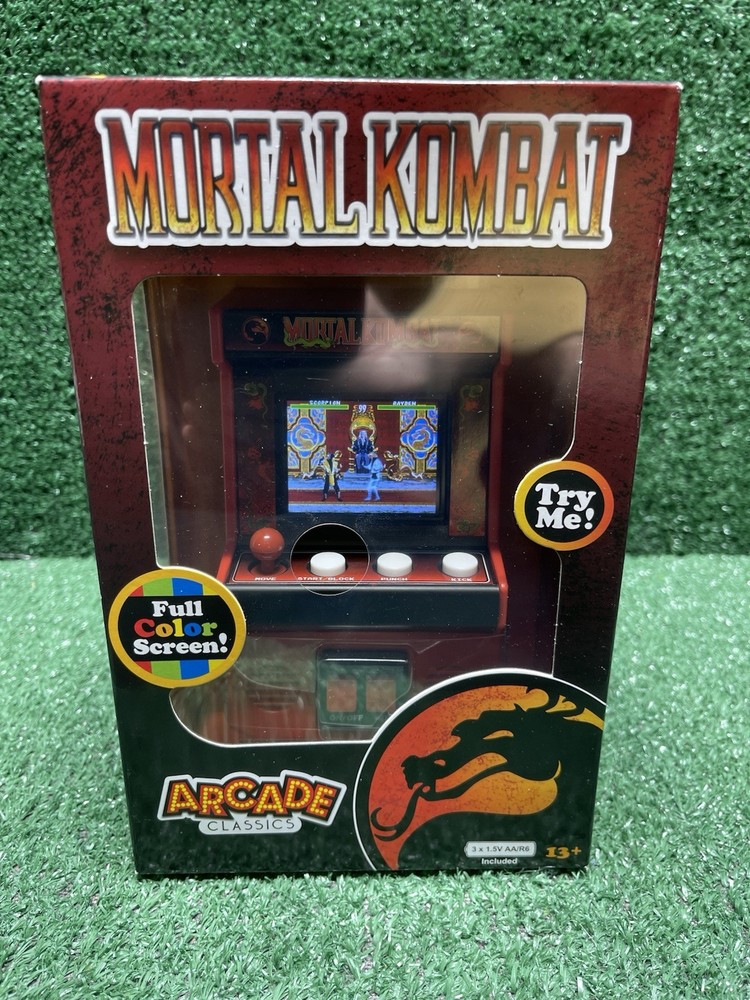 Mortal Combat Classic Mini Arcade Classics Basic Fun 90’s Video Game WB New.