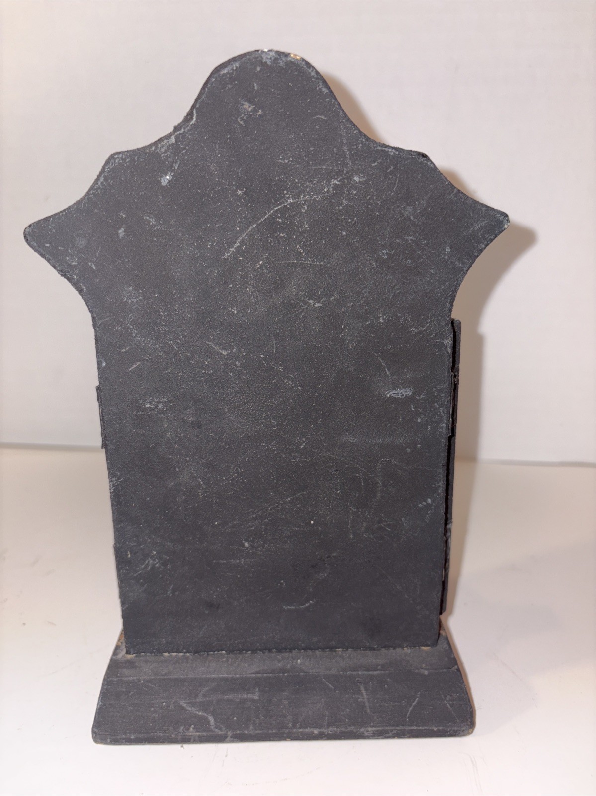 Religious Florentine Triptych Wood Plaque Gold Gilt Icon Relic Print