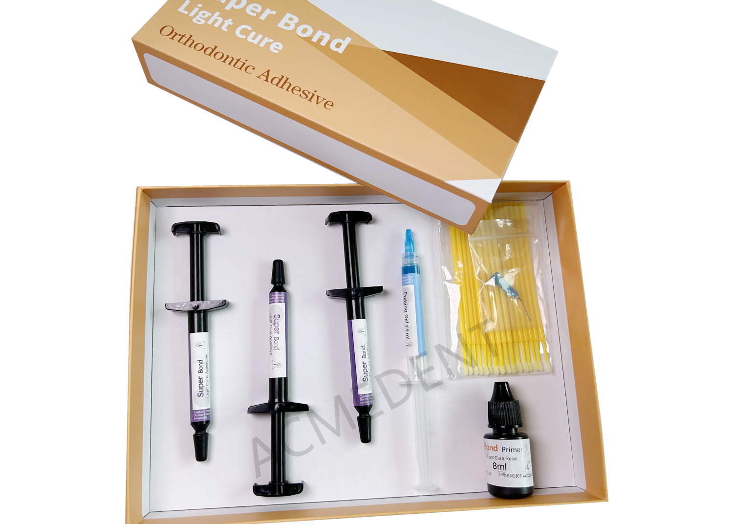 Dental Orthodontic Paste Adhesive Bonding light Curing Resin Big Kit