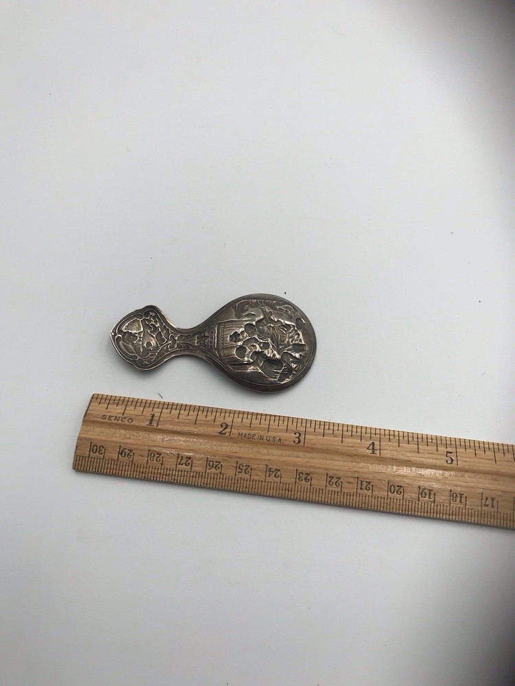 Silver Dutch Tea Caddy Spoon