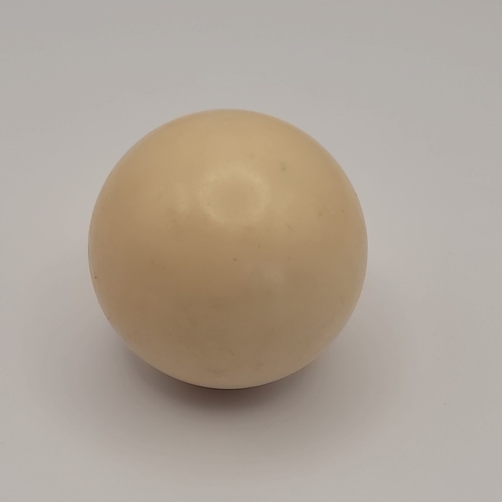 Vintage Billiard Bal / Pool Table Ball Small 1.5" Diameter Solid White Que Ball