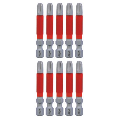 Wiha 76545 MaxxTor Impact Bit Phillips #3 - 49mm - 10 Pack
