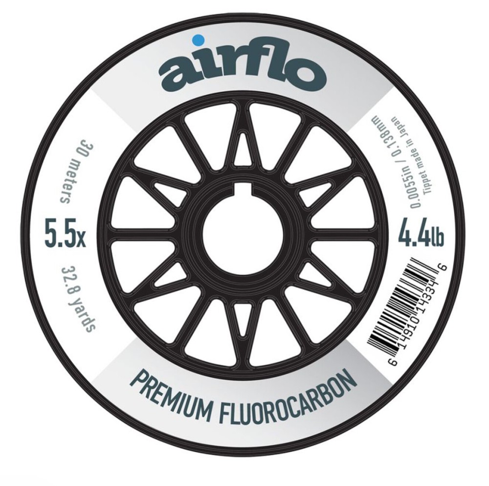 AIRFLO Premium Fluorocarbon Tippet 30 meter Spool
