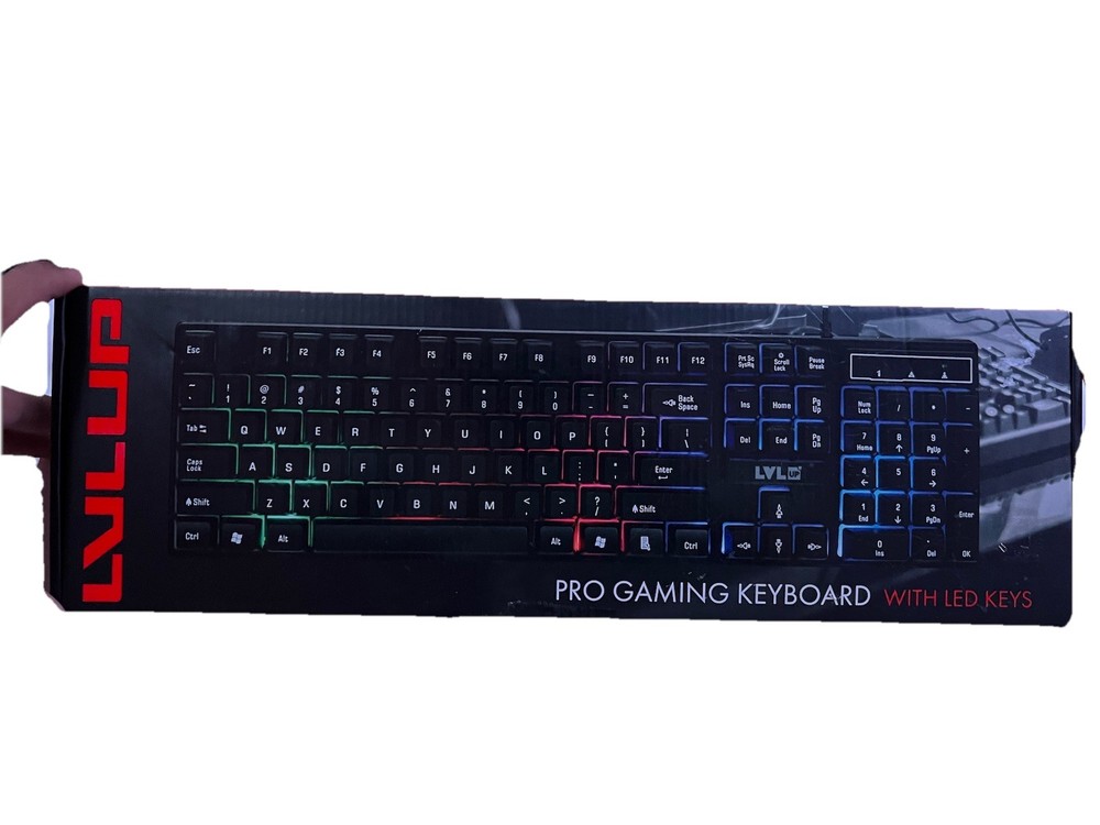 MODDED LVLUP Pro Gaming Keyboard and Gaming mouse Bundle