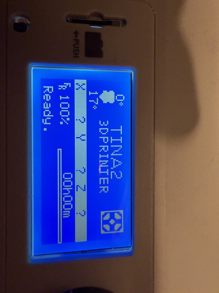 Entina Mini 3D Printer Tina 2 Basic V.9 Works no micro sd card