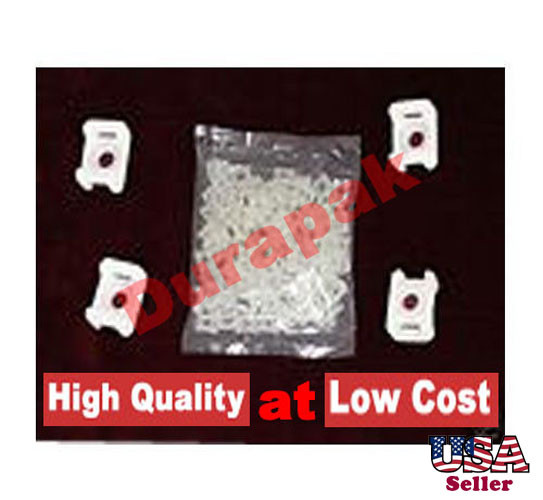 100 PCS 2 Way M5 Saddle Cable Tie Mount Base Natural