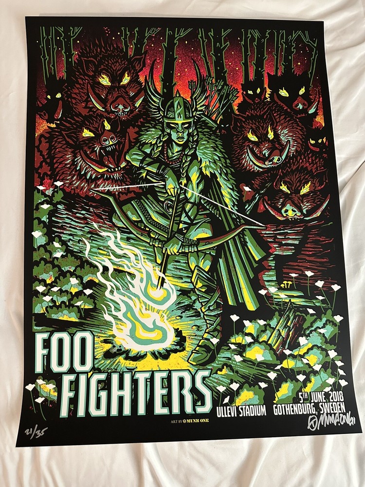 FOO FIGHTERS - 2018 - Gothenburg Sweden Munk One - AP