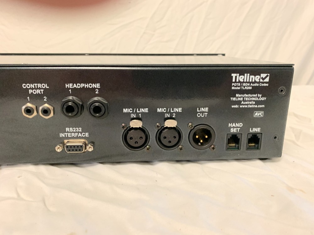 TieLine Codec Solutions TLR200 Commander Rack POTS ISDN Digital Audio Codec Work