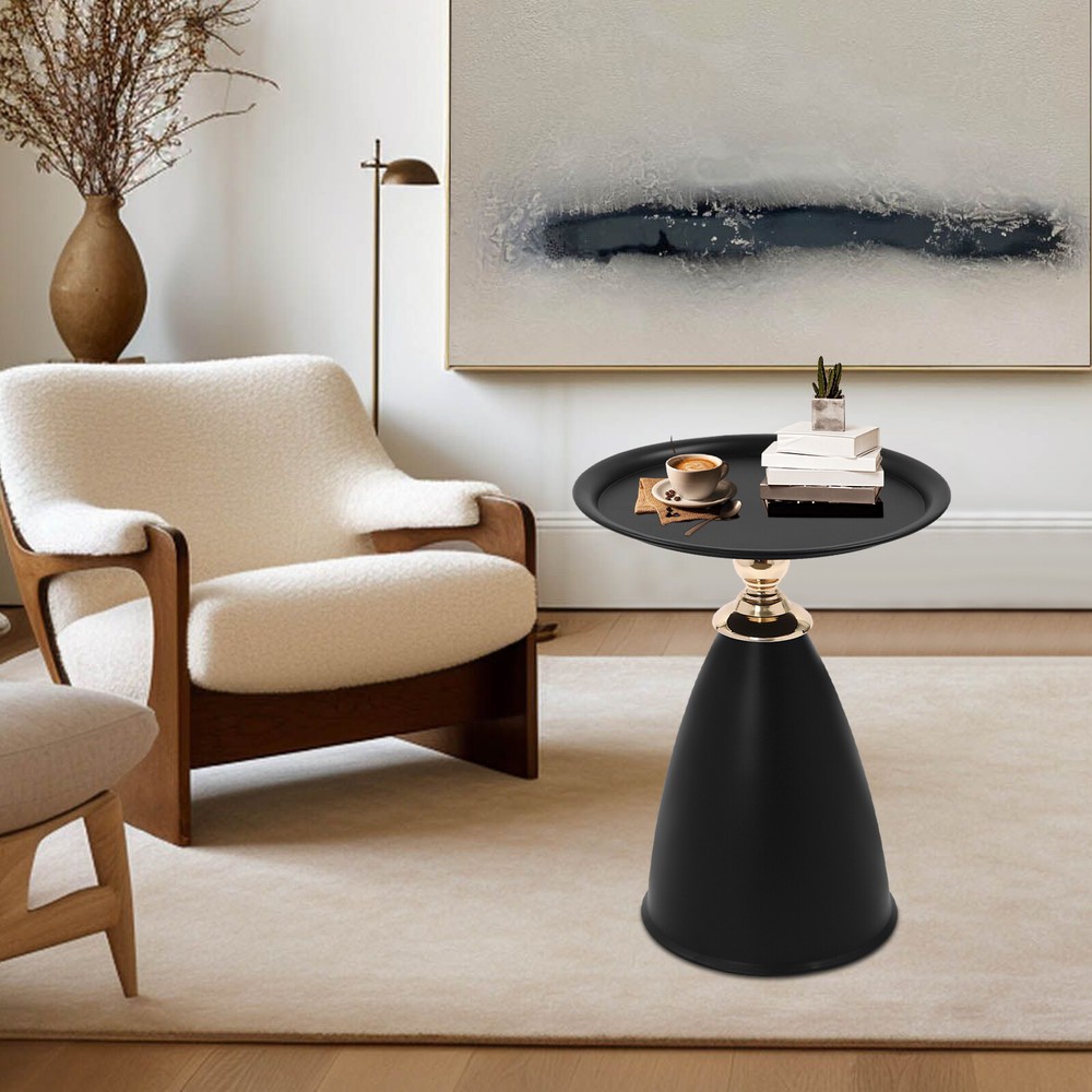 Side End Table Round Side Table for Living rooms/Bedrooms/Ooffices/Patios/Sofas