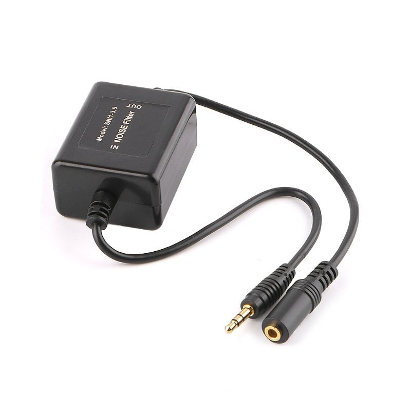 Car Noise Filter 3.5mm Car RCA Amplifier Noise Filter Ground
