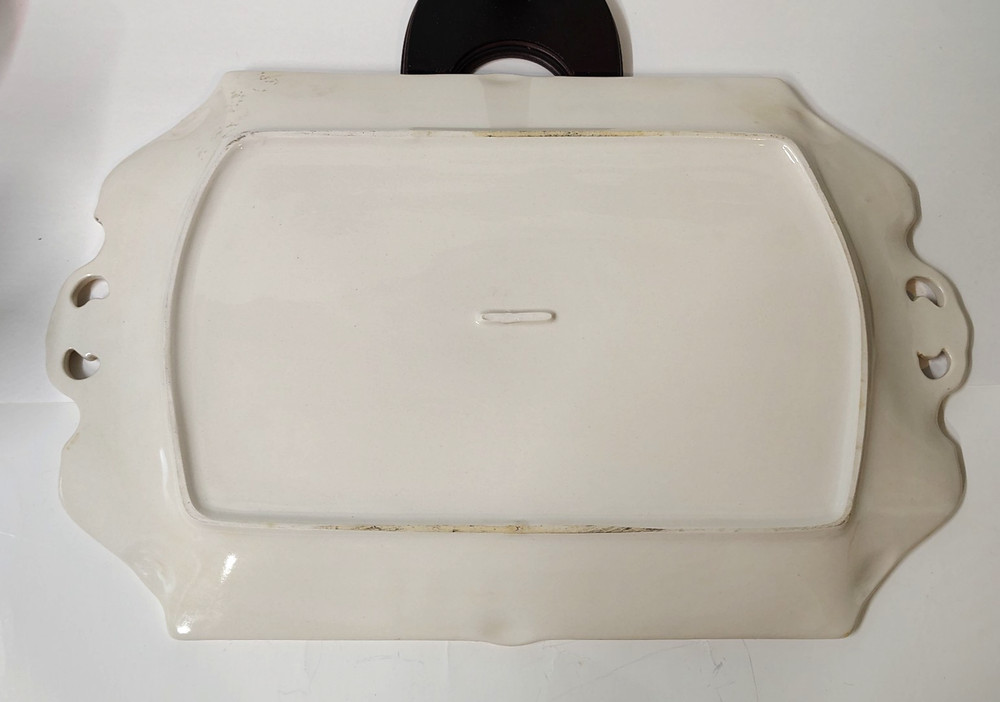 Special Occasion Ceramic Holiday Notes Serving Platter Tray