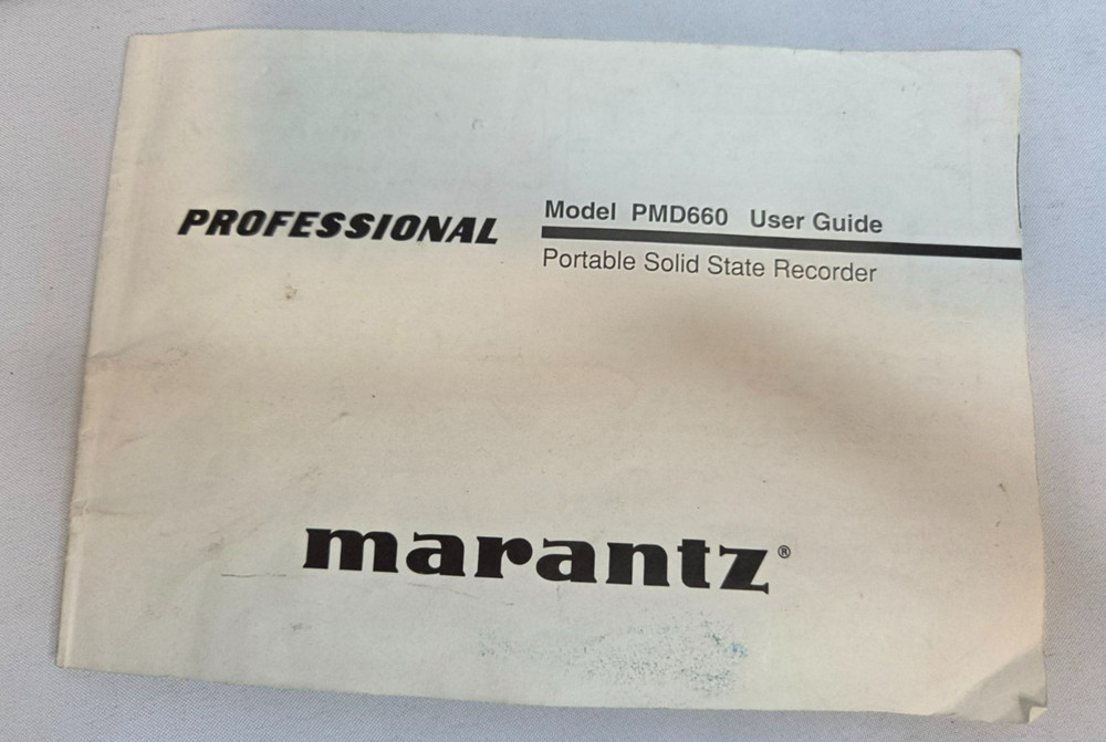 Marantz Professional PMD660 Handheld Solid State Recorder