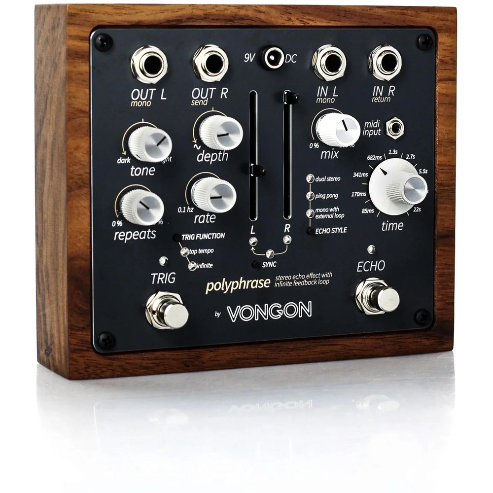 Vongon Polyphrase - Stereo Echo Effect with Infinite Feedback Loop