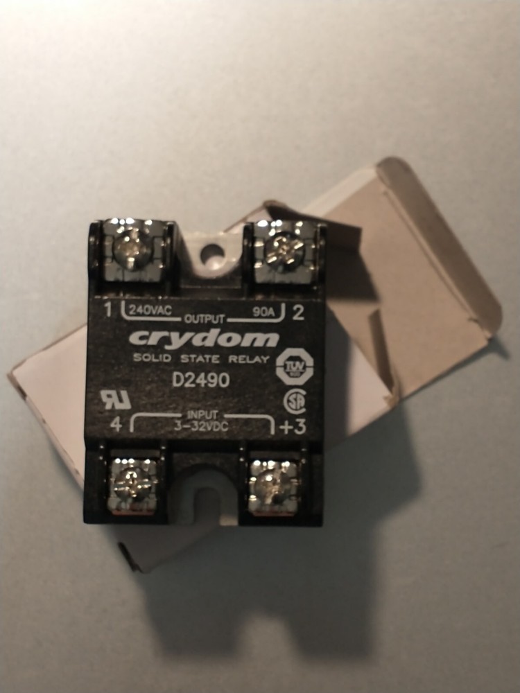 Crydom D2490 Solid State Relay, 3-32VDC, 240Vac - 90A