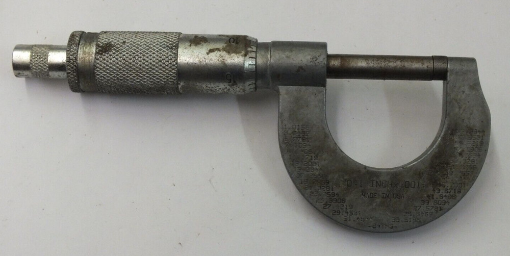 Vintage General Tools 102 Micrometer