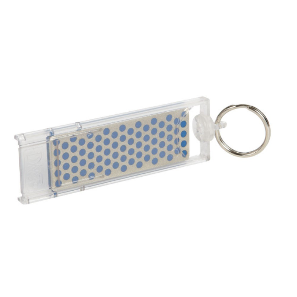 DMT F70C Blue Plastic Flip Open Lid Coarse Diamond Mesh Sharpener 2 oz.