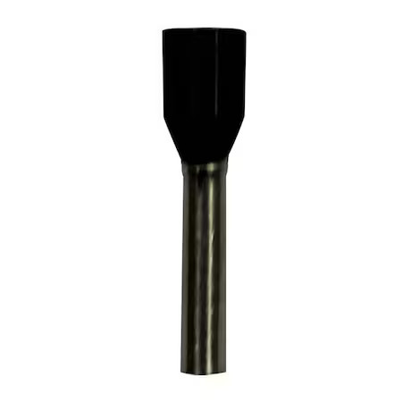 ECLIPSE TOOLS 701-122-100 Wire Ferrule, Black 1 AWG, PK100