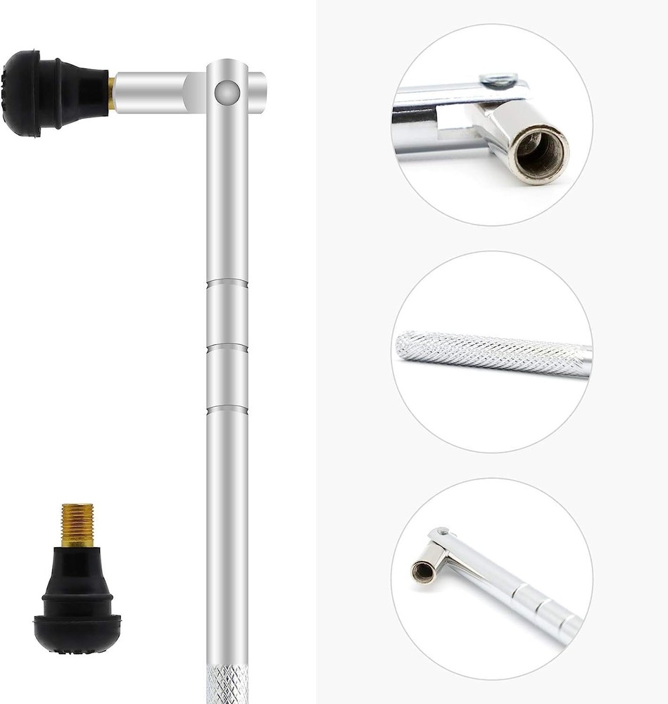 Tire Valve Stem Core Remover&Installer/Replacement Tool Kit For TR413 Valve Core