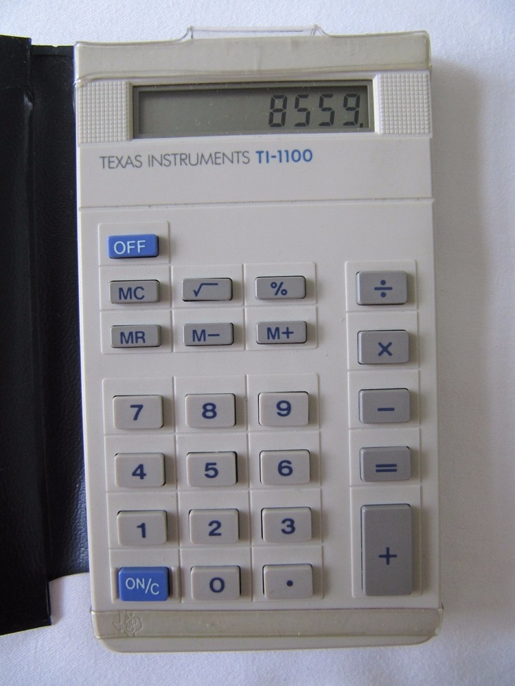Texas Instruments TI-1100 Handheld Calculator