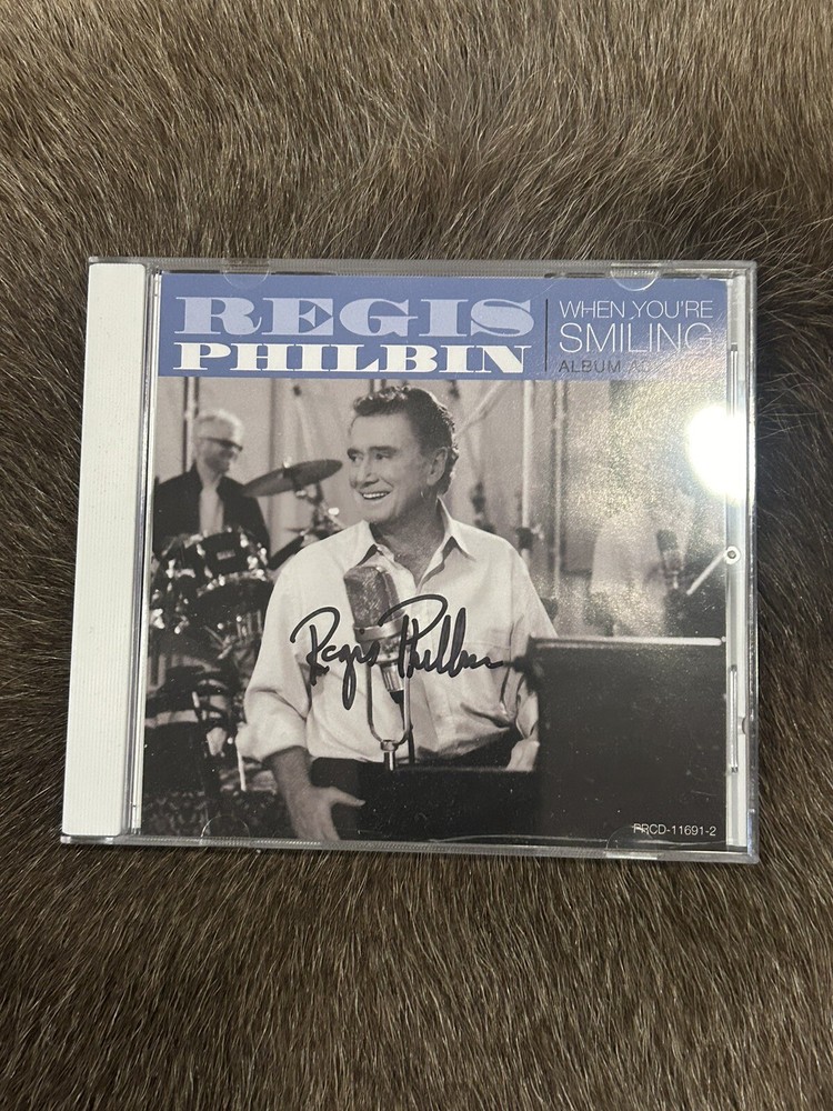 Regis Philbin  AUTOGRAPHED CD When You’re Smiling