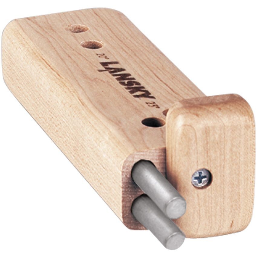 Lansky Diamond Ceramic Turn Box Blade Sharpener Medium/Fine Grits Wood Base