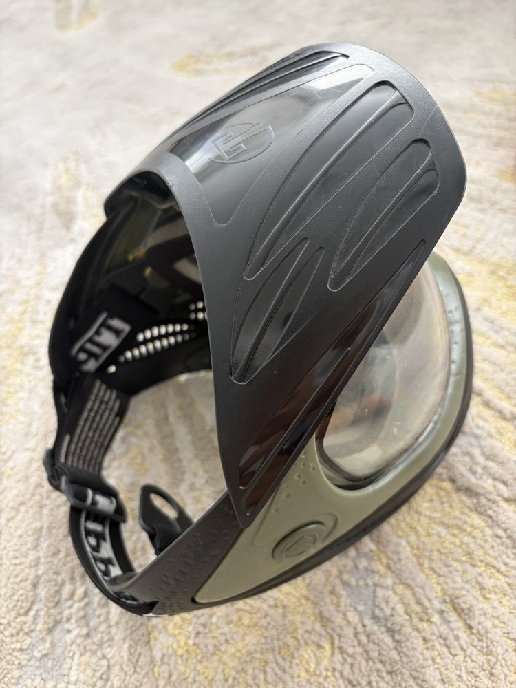 Tippmann Paintball Mask Black W/ Visor And Adjustable Strap
