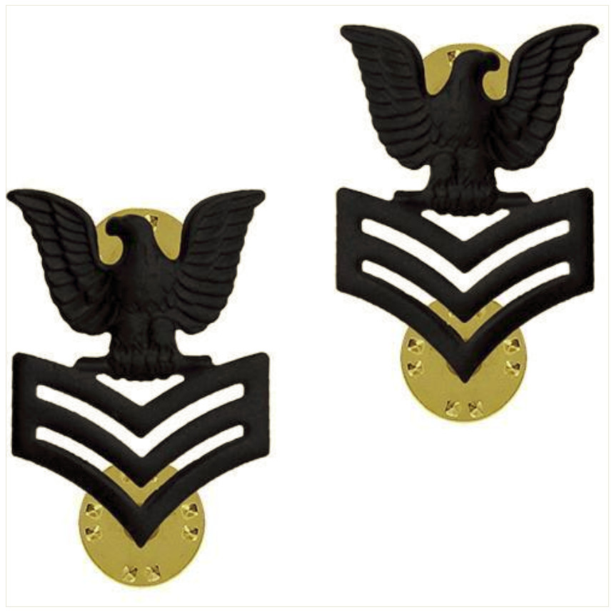 Vanguard NAVY COLLAR DEVICE: E6 SEABEE