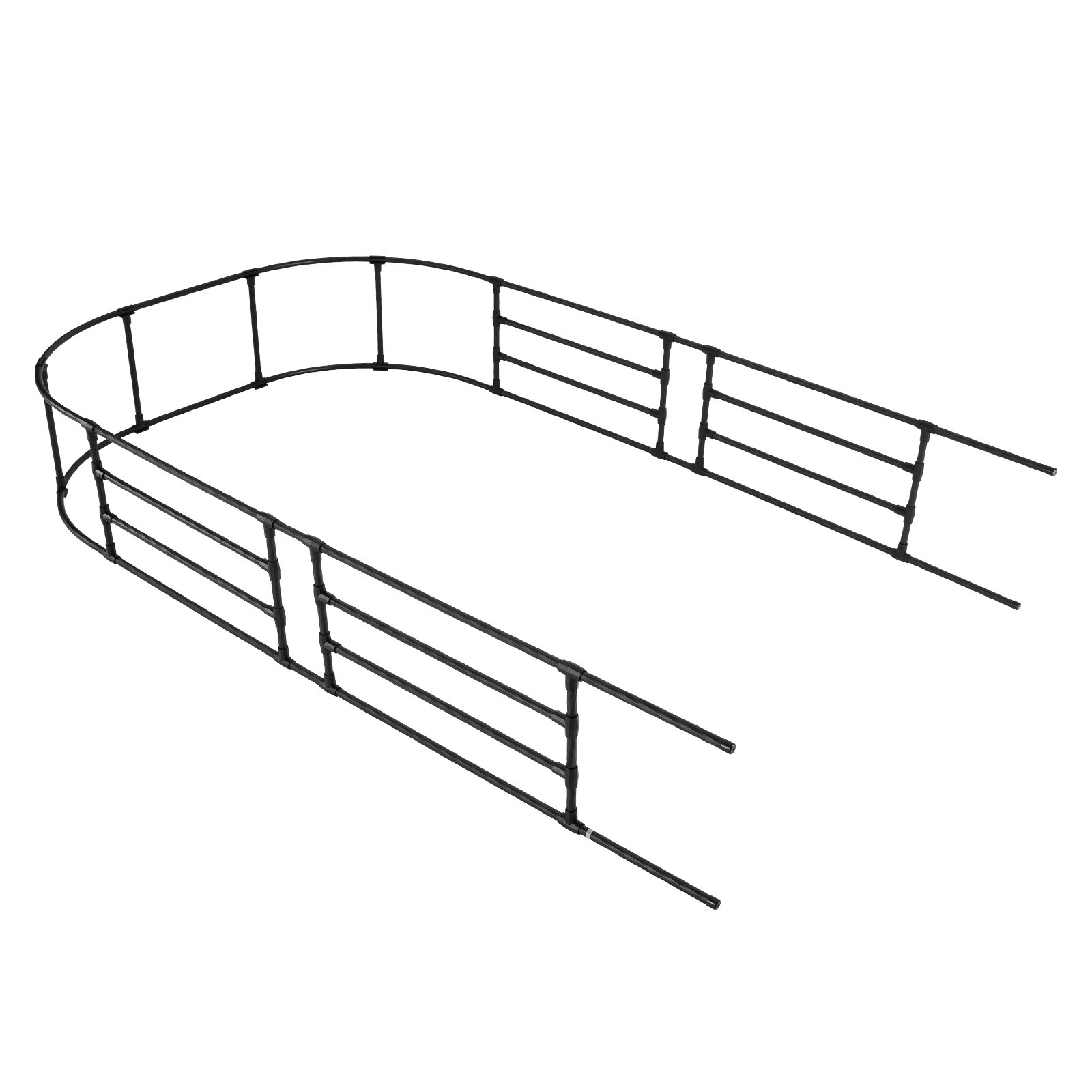 Uimoso Metal Garden Arbor 94.5x59x15.8" Trellis for Plants and Event Decoration