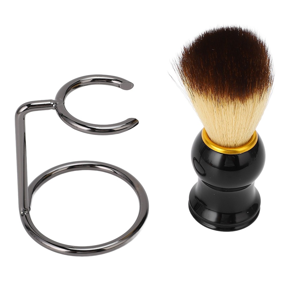 Curved Handle Shaving Brush Set For Comfortable Shaving Experience