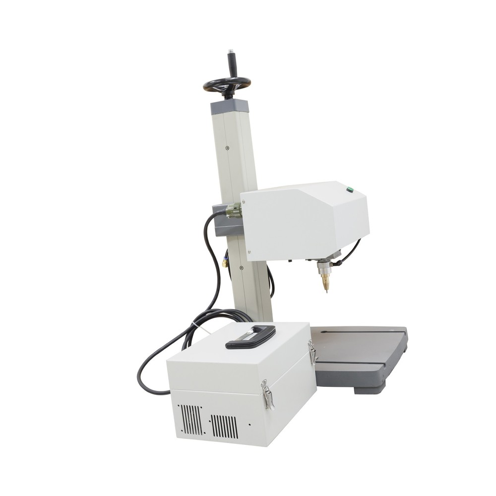 Metal Marking Machine 7in Pneumatic Dot Peen Marking Machine + Rotary Attachment