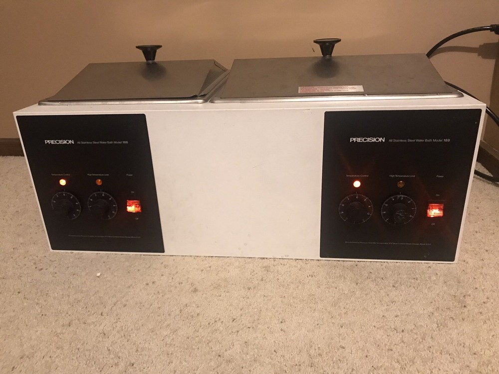 Thermo Precision 188 Dual Water Bath with Lids