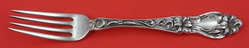 Lily by Frank Whiting Sterling Silver Regular Fork 7" Flatware Heirloom