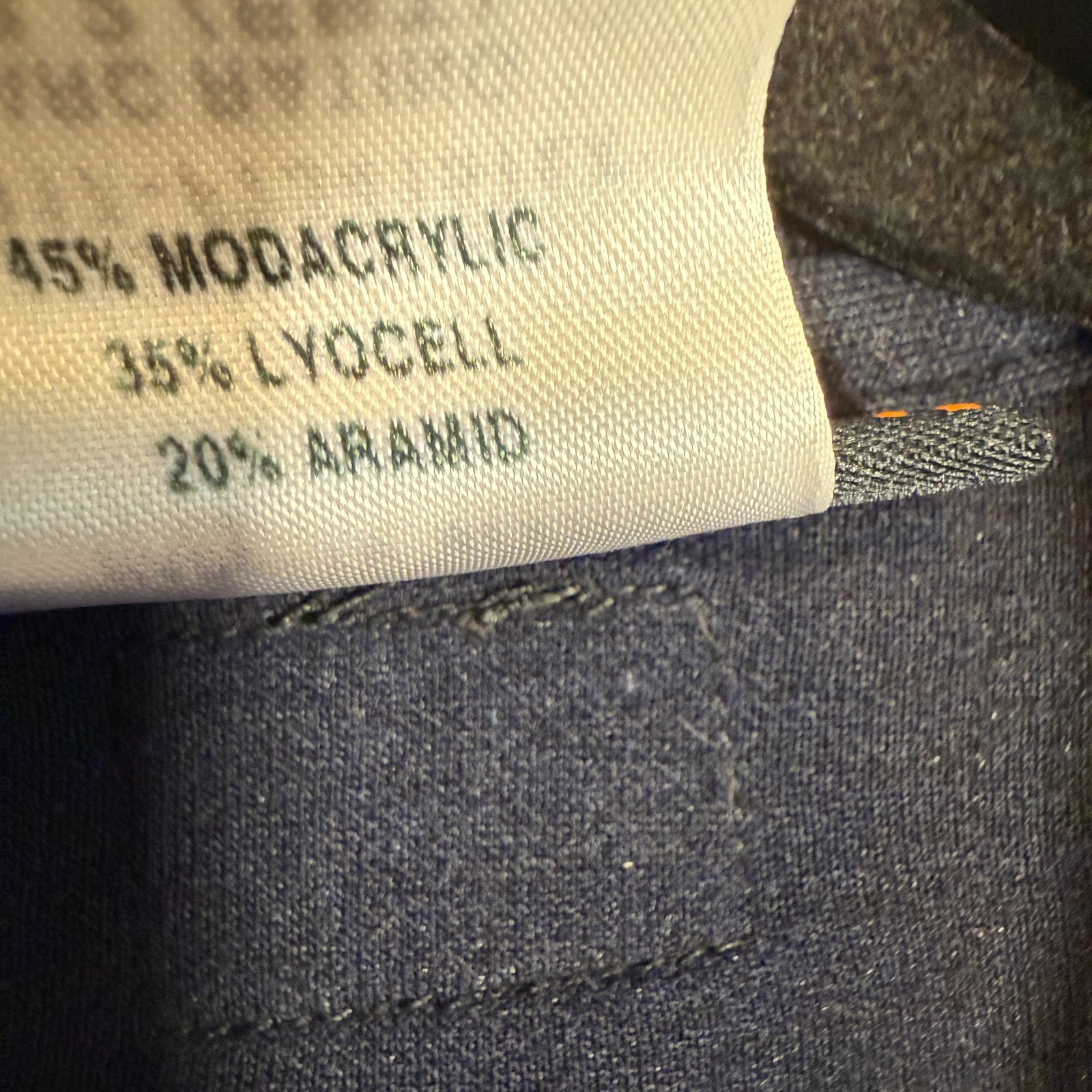 Workrite 2112 FR Shirt Men's XL Blue Long Sleeve Work Polo