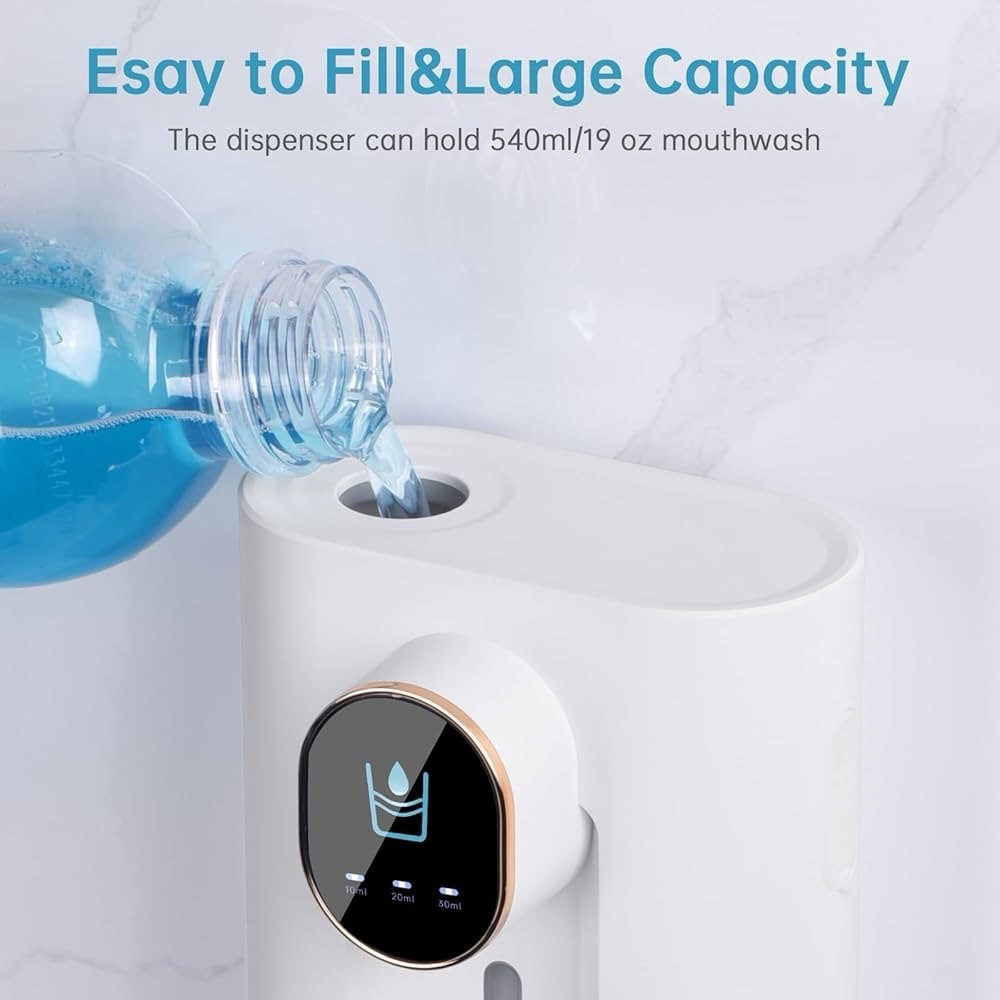 Touchless 3-Mode Adjustable Automatic Mouthwash Dispenser - 540ml