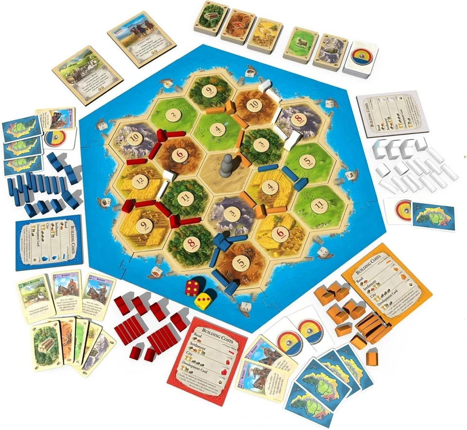 Catan Trade Build Settle Board Game –Trade, Build, Settle, Classic Strategy Game
