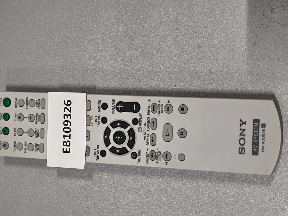 Sony RM-ADU005 AV System Remote - Used, Fully Working