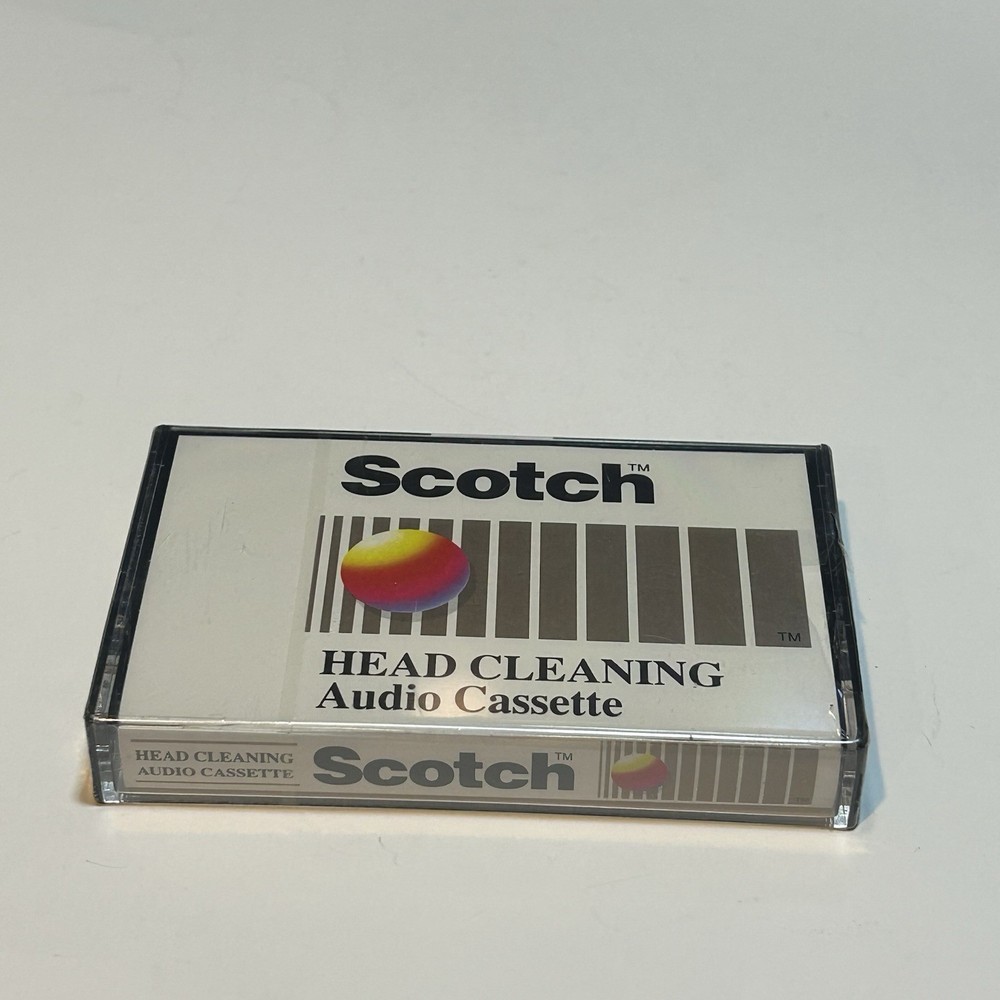 Scotch Head Cleaning Audio Cassette