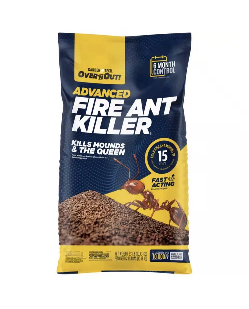 Over 'n Out Advanced Fire Ant Killer Ready to Use Granules, 23.lbs