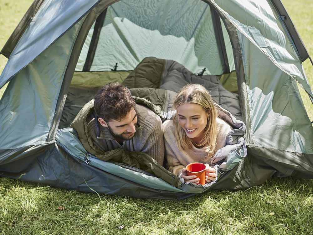 3M Thinsulate Puffy Camping Blanket - Warm, Waterproof & Versatile Queen Size