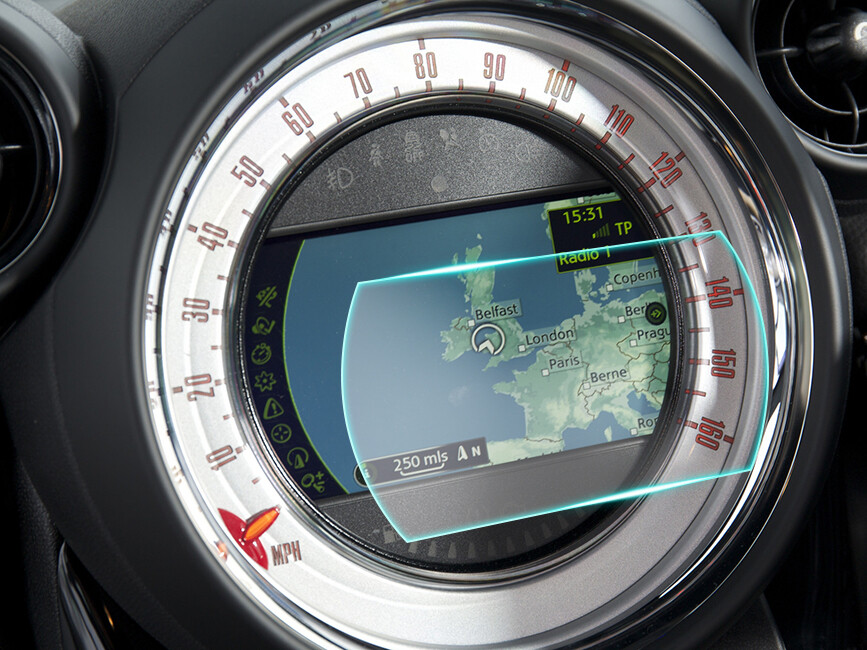 Crystal Clear Screen Protector for 2014 Mini Paceman Vehicle Navigation