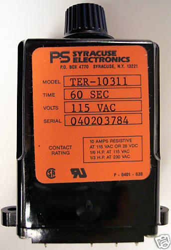 PS Syracuse Electronics  60 Sec. Timer, TER-103011