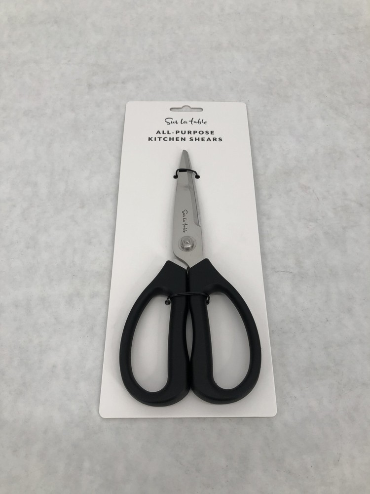 Sur la Table All Purpose Kitchen Shears, Black/Silver, New