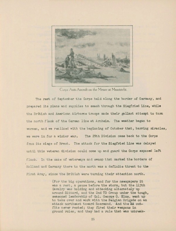 File Normandy to the Elbe – XIX Corps