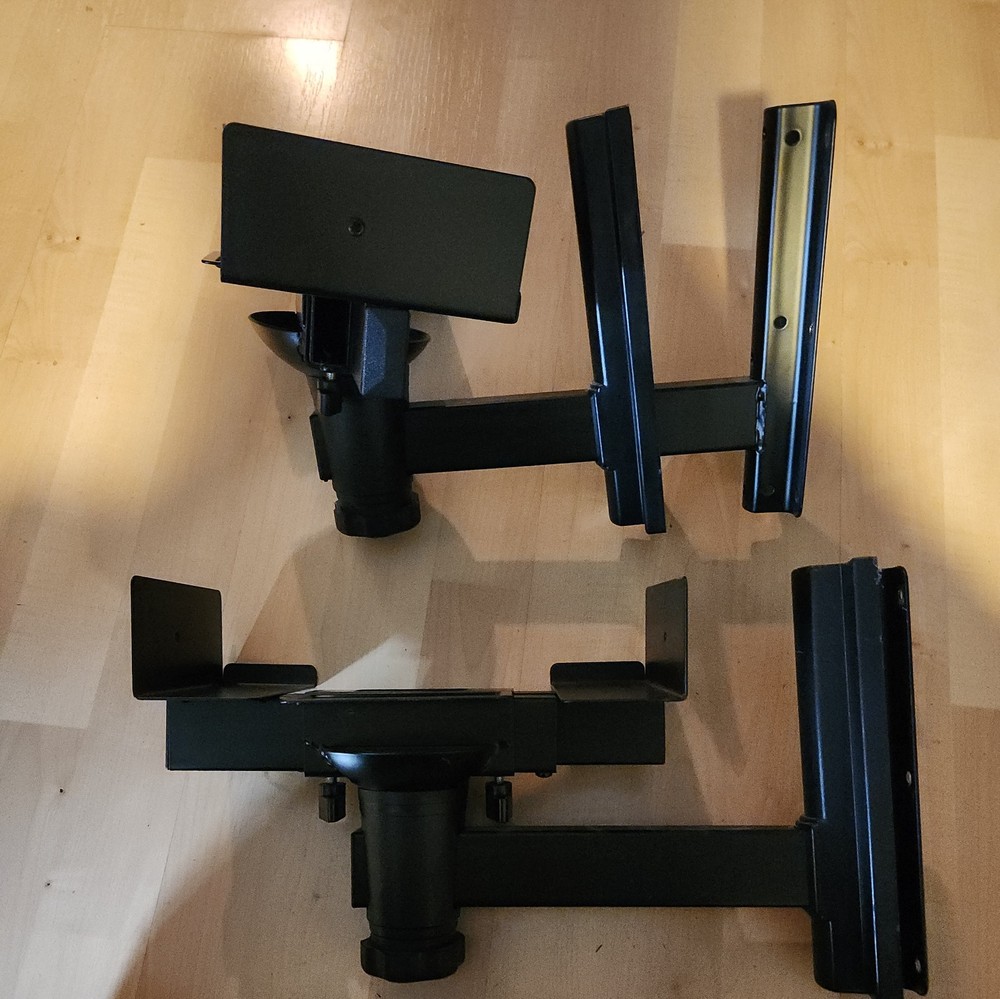 Speakers Wall Mount Adjustable Swivel, Brackets Pair