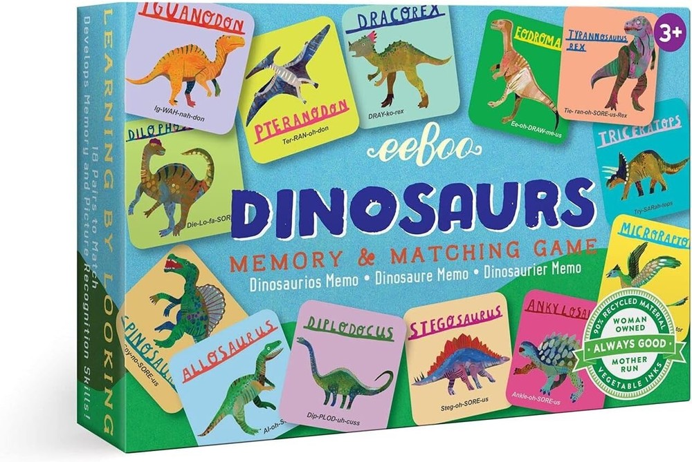 Dinosaurs Little Memory and Matching Game, 3 Years
