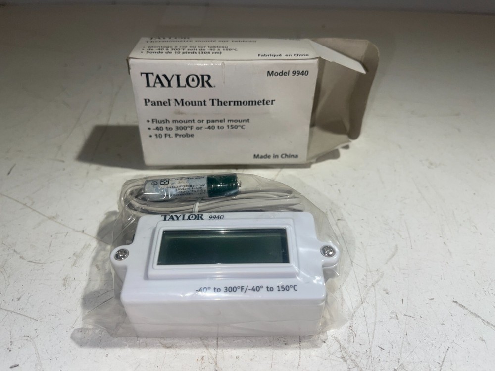 Taylor Digital Panel Mount Thermometer - Model 9940