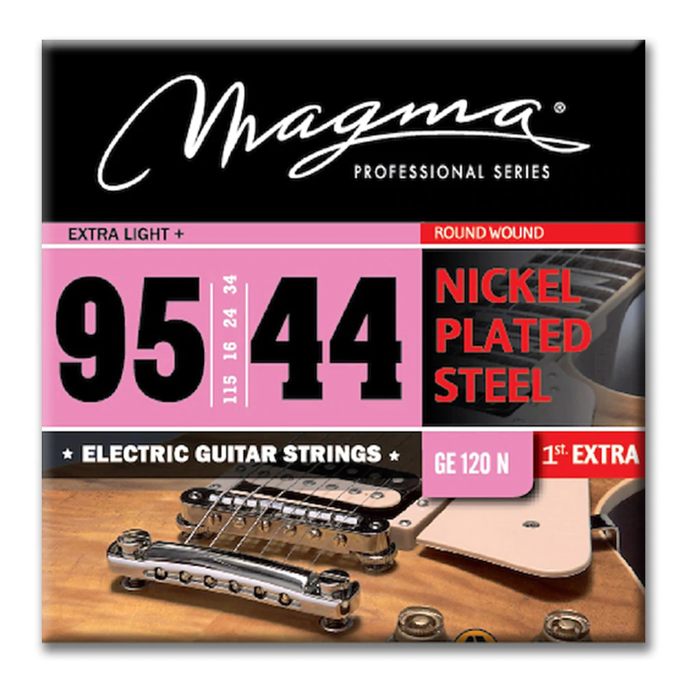 Magma Electric Guitar Strings Regular Light Gauge NPS Set, .0095 .044
