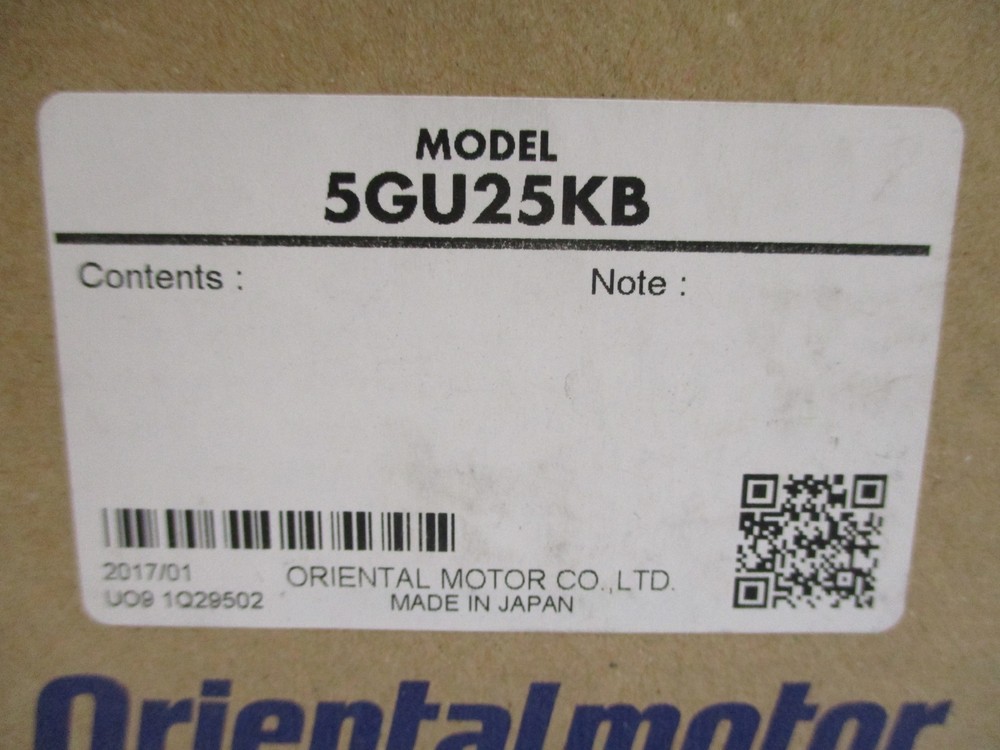 ORIENTAL MOTOR 5GU25KB NSMP
