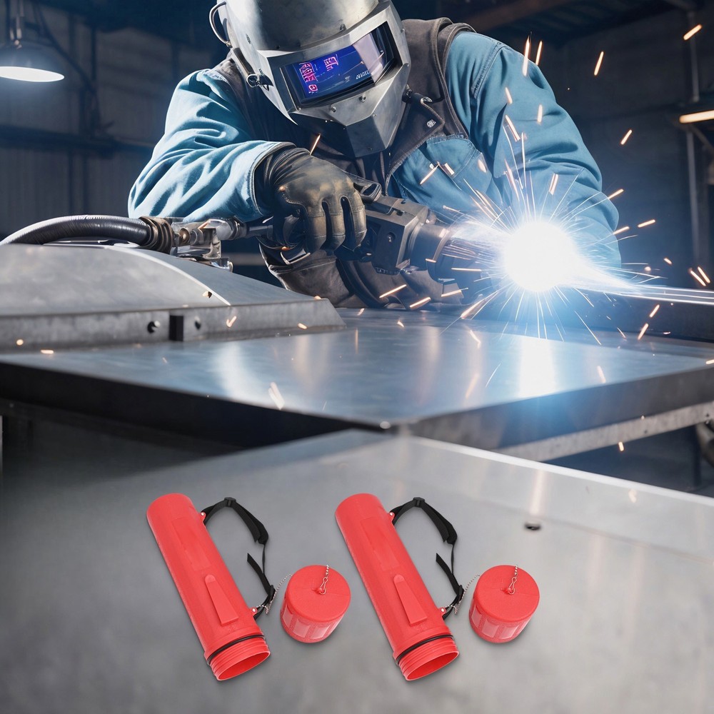 Welding Accessory 2pcs Robust Electrode Storage Canisters for All Users